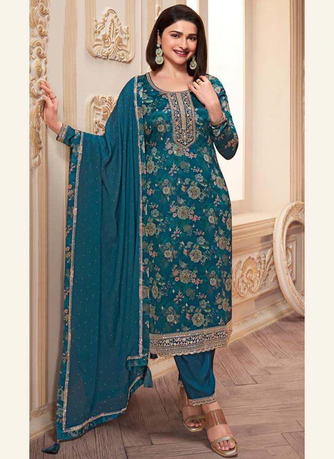 Chinon Morpeach Daily Wear Digital Print Salwar Suit